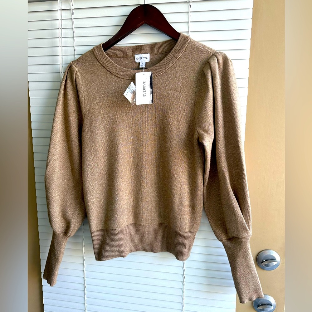 Women’s Lexi Lurex Evereve Balloon long sleeve pullover sweater